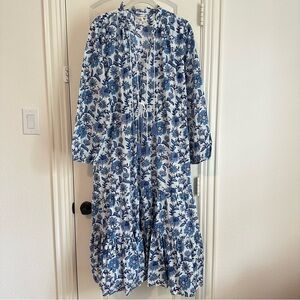 Mille Astrid Dress Blue Floral L